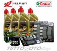 KIT TAGLIANDO HONDA CBF 600 S ABS 2009 OLIO CASTROL FILTRO PASTIGLIE CBF600 S