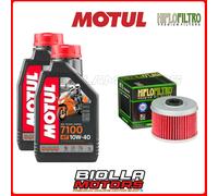 KIT TAGLIANDO HONDA CBF250 2004 FILTRO OLIO MOTUL 7100 10W40 2x104091+HF113