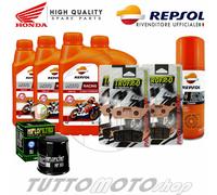 KIT TAGLIANDO HONDA CBR600 F 1998 OLIO REPSOL FILTRI PASTIGLIE SINTER GRASSO 98