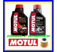 3x Olio Motore Motul 7100 10w40 Ma2 100% Sintetico Moto Scooter 4 Tempi