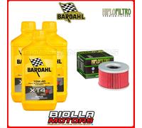 KIT TAGLIANDO HONDA CX 500 EC 1984 FILTRO OLIO BARDAHL XT4-S 10W40 3x357139+HF11