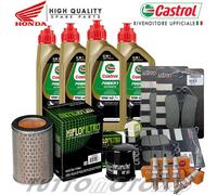 KIT TAGLIANDO HONDA HORNET 600 1998 OLIO CASTROL FILTRI PASTIGLIE CANDELE 98