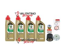 KIT TAGLIANDO HONDA INTEGRA NC 750 D 4 LITRI OLIO CASTROL + FILTRI OLIO E CHIAVE