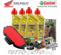 KIT TAGLIANDO HONDA NC 700 X 2014 OLIO CASTROL FILTRI PASTIGLIE SINTER CANDELE