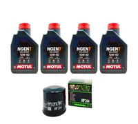 KIT TAGLIANDO HONDA NSS350 MOTUL NGEN7 10W40 FILTRO HIFLO 204 04MO47F1