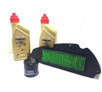 KIT TAGLIANDO HONDA SH 300 2009 OLIO CASTROL POWER 1 FILTRO ARIA FILTRO OLIO