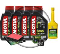 Kit tagliando honda VFR 1200 olio motul 10w40 filtro olio aria + omaggio 13-18