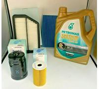 KIT TAGLIANDO HYUNDAI IX 20 1.4 CRDI 4 FILTRI E 5 LT PETRONAS 5W30 DAL 2015