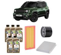 Kit Tagliando JEEP RENEGADE 1.5 Mild Hybrid + 5L Total Quartz First 0w20
