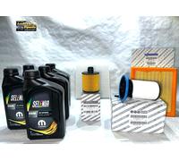 KIT TAGLIANDO JEEP RENEGADE COMPASS 1.6 2.0 CRD SELENIA 0W30 + FILTRI ORIGINALI