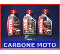 KIT TAGLIANDO KAWASAKI ER-6 650 N-F anno 2012 OLIO MOTUL 7100 E FILTRO OLIO