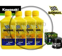 Kit/tagliando Kawasaki GPZ/500 S 2003 Bardahl XTM Synt 15W50 filtro olio