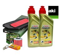 Kit/tagliando Kawasaki J/300 2014/2018 Castrol 15W50 filtro olio aria candela