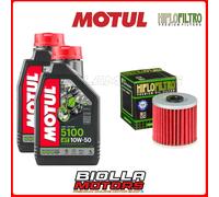 KIT TAGLIANDO KAWASAKI KL250 A1,A1A,A2,A3,A4 1977 FILTRO OLIO MOTUL 5100 10W50 2
