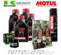 KIT TAGLIANDO KAWASAKI Z 750 2004-2006 OLIO 7100 FILTRO PASTIGLIE GRASSO Z750
