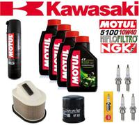 KIT TAGLIANDO KAWASAKI Z800 z 800 OLIO E GRASSO MOTUL FILTRO OLIO E ARIA CANDELE