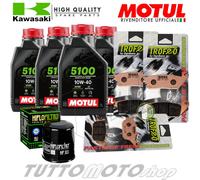 KIT TAGLIANDO KAWASAKI Z750 Z 750 2007 2008 OLIO 5100 FILTRO PASTIGLIE SINTER