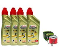 KIT TAGLIANDO KAWASAKI ZRX 1200 2001/2006 CASTROL 15W50 FILTRO OLIO HIFLO 401