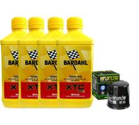 KIT TAGLIANDO KAWASAKI ZX-10R 11/15 BARDAHL XTC 10W40 FILTRO OLIO HIFLO