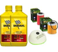 KIT/Tagliando KTM EXC/525 4T 2003 2007 BARDAL XTC 10W50 OFF + FILTRI OLIO ARIA