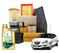 Kit Tagliando Lancia Delta III 3 1.6 Multijet mtj filtri 5 litri Petronas 5W30