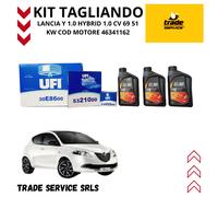 Kit Tagliando Lancia Ypsilon 2015 1.0 Hybrid CV 69 KW 51+ 3LT ECO 2 PLUS 0w20