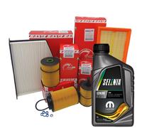 Kit tagliando LANCIA YPSILON e FIAT DOBLO con SELENIA 5W40
