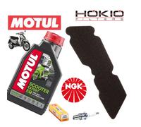 Kit Tagliando Liberty 50 MOC 2t Elle 2009-2010-2011-2012,Olio Motul Candela