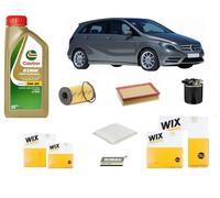 Kit Tagliando Mercedes W246,W242 180 200 220 CDI + 7 Litri Castrol 5W30