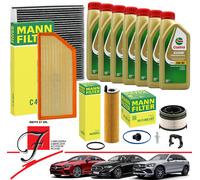 KIT TAGLIANDO MERCEDES GLC CLS 220 200 FILTRI MANN 7LT CASTROL 5W30