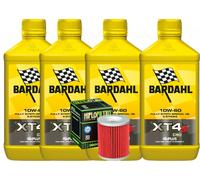 KIT TAGLIANDO MORINI 1200 SPORT 2006 OLIO BARDAHL XT4-S 10W60 FILTRO OLIO MOTO