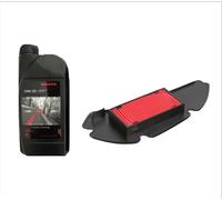 KIT TAGLIANDO MOTO ORIGINALE HONDA 1 LITRO DI OLIO+FILTRO ARIA PER SH 125 150 20