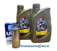KIT/TAGLIANDO MOTOGUZZI V7/750 ENI IRIDE RACING 10W60 FILTRO OLIO UFI