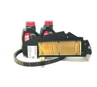 KIT TAGLIANDO MOTUL 10W40 FILTRO+CANDEL CINGHIA SYM JoyMax EVO 300 2013 2014