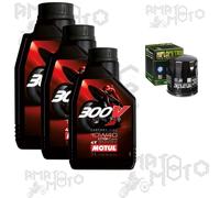Olio Sintetico Motul 300V 4T 1L Uomo