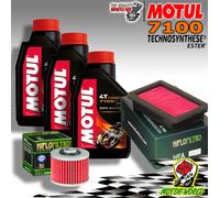 KIT TAGLIANDO MOTUL 3LT 7100 + FILTRI YAMAHA XT 660 X Super Motard 2008 2009