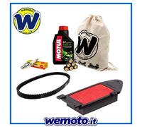Kit tagliando MOTUL Filtri Candele Cinghia Rulli Kymco Agility 200 i Plus 2018