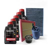 Kit Tagliando Nissan Juke 1.5 dCi Diesel 4 Filtri 5 Olio Motul 5w30