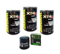 KIT TAGLIANDO OLIO BARDAHL 10W50 FILTRO HF204 TRIUMPH 660 Trident 03BD53F1
