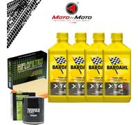 KIT TAGLIANDO OLIO BARDAHL XT4-S 10W60 FILTRO OLIO ARIA PER GRISO 1200 8V 2009