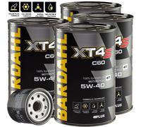 KIT TAGLIANDO OLIO BARDAHL XT4-S C60 5w40+FILTRO HONDA CBR 600 FA-B ABS 2011