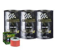 Kit Tagliando Olio Bardahl XT4R 0W30 Filtro Per Honda CB 300 F FA-FG2015>2016