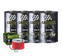 Kit Tagliando Olio Bardahl XT4R 0W30 + Filtro Per Honda CB350 F F1 1973>1974