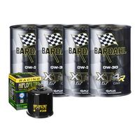Kit Tagliando Olio Bardahl XT4R 0W30 + Filtro Per Honda CB650 F FA 2014>2018