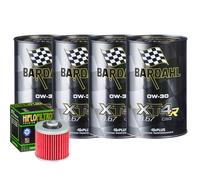 Kit Tagliando Olio Bardahl XT4R 0W30 Filtro Per Yamaha BT1100 Bulldog2002>2006