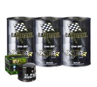 Kit Tagliando Olio Bardahl XT4R 0W30 Per Moto Guzzi 1000 LeMans1986>1992