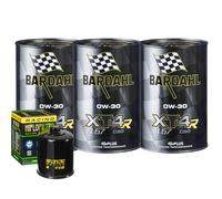 Kit Tagliando Olio Bardahl XT4R 0W30 Per Yamaha ATV YFM400 FA Kodiak 2000>2006