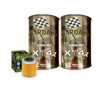 Kit Tagliando Olio Bardahl XT4R 10W60 + Filtro Per Husqvarna TCX5102008>2011