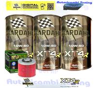 Kit Tagliando Olio Bardahl XT4R 10W60 Per Aprilia 660 Pegaso Street2005>2014