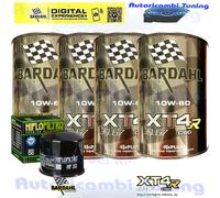 Kit Tagliando Olio Bardahl XT4R 10W60 Per Honda VFR700 FF2 Interceptor1986>1988